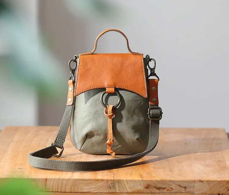 Chic Ladies Canvas Over The Shoulder Bag Crossbody Canvas Bags For Women