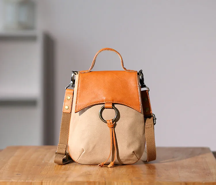 Chic Ladies Canvas Over The Shoulder Bag Crossbody Canvas Bags For Women