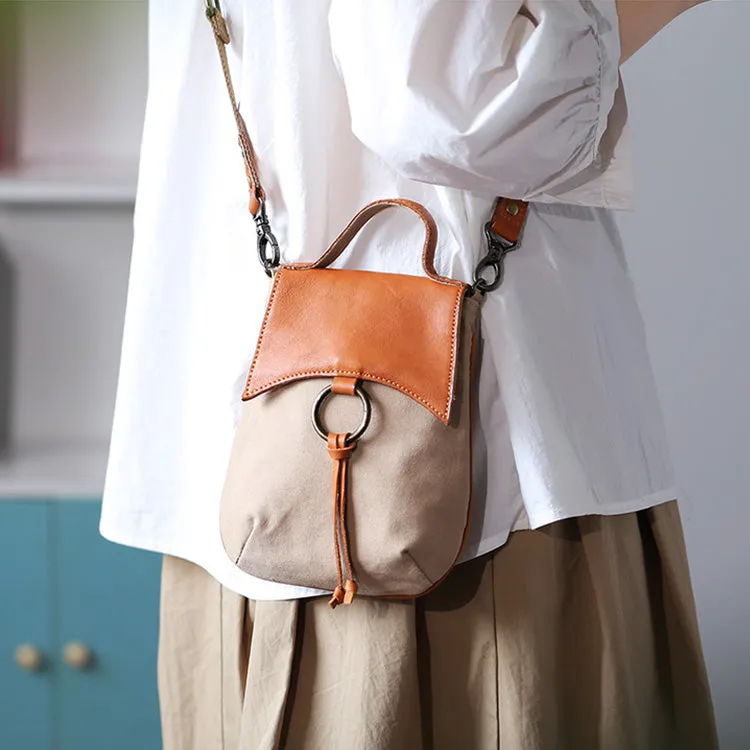 Chic Ladies Canvas Over The Shoulder Bag Crossbody Canvas Bags For Women