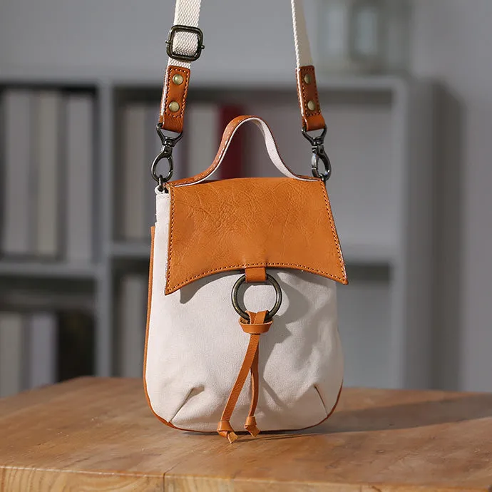 Chic Ladies Canvas Over The Shoulder Bag Crossbody Canvas Bags For Women
