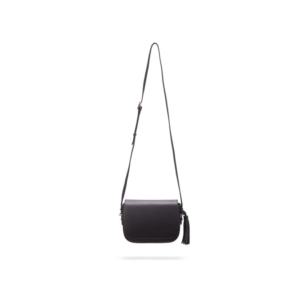 Clarice Tassel Bag - Black