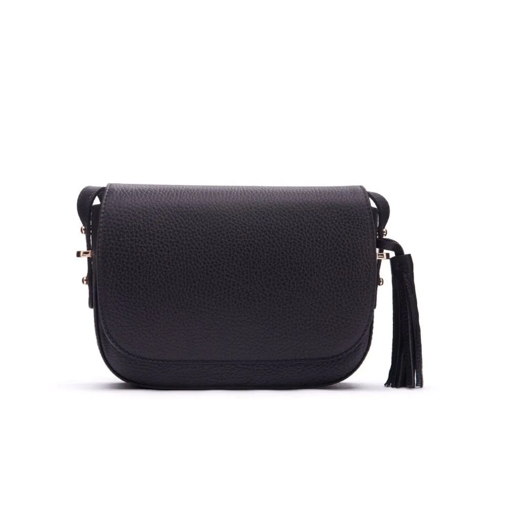 Clarice Tassel Bag - Black