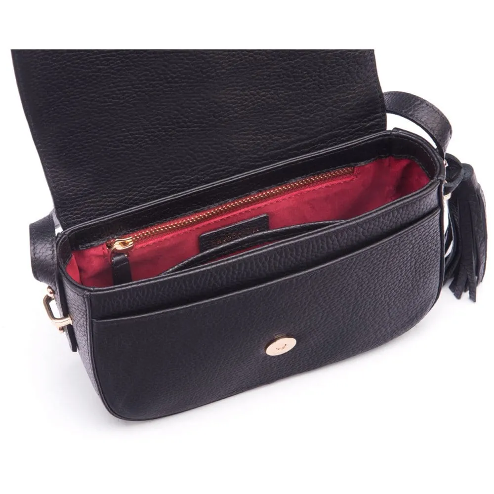Clarice Tassel Bag - Black