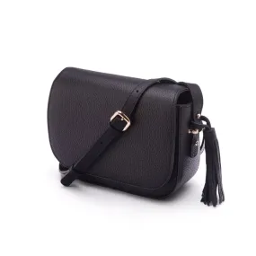 Clarice Tassel Bag - Black