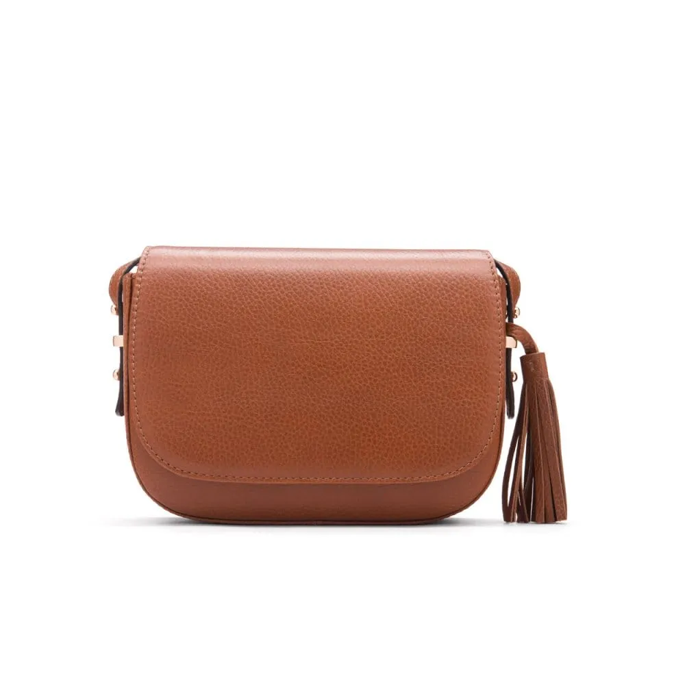 Clarice Tassel Bag - Tan
