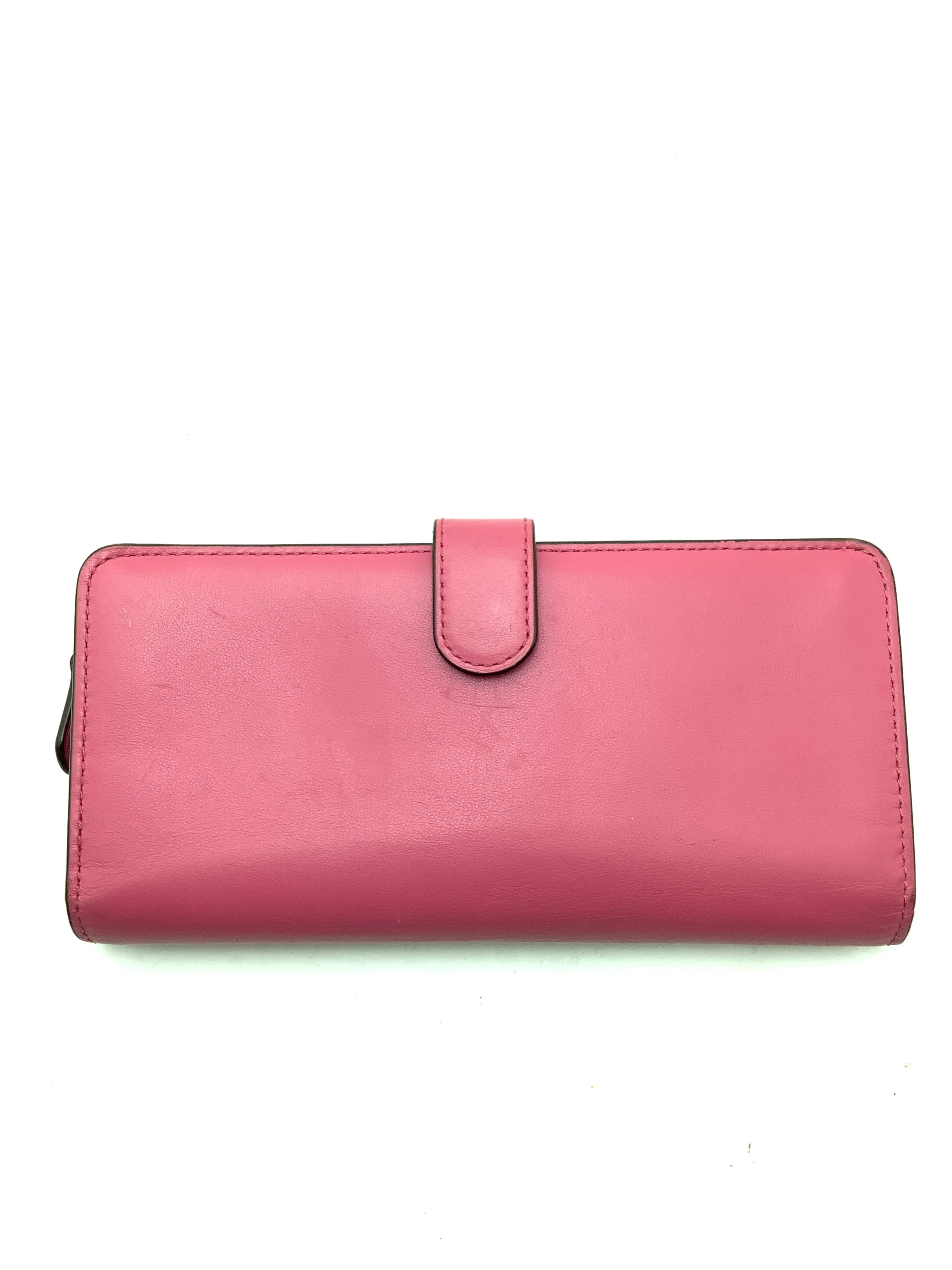 Coach Leather Wallet Pink