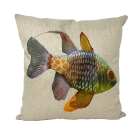 Colored Fish Throw Pillows