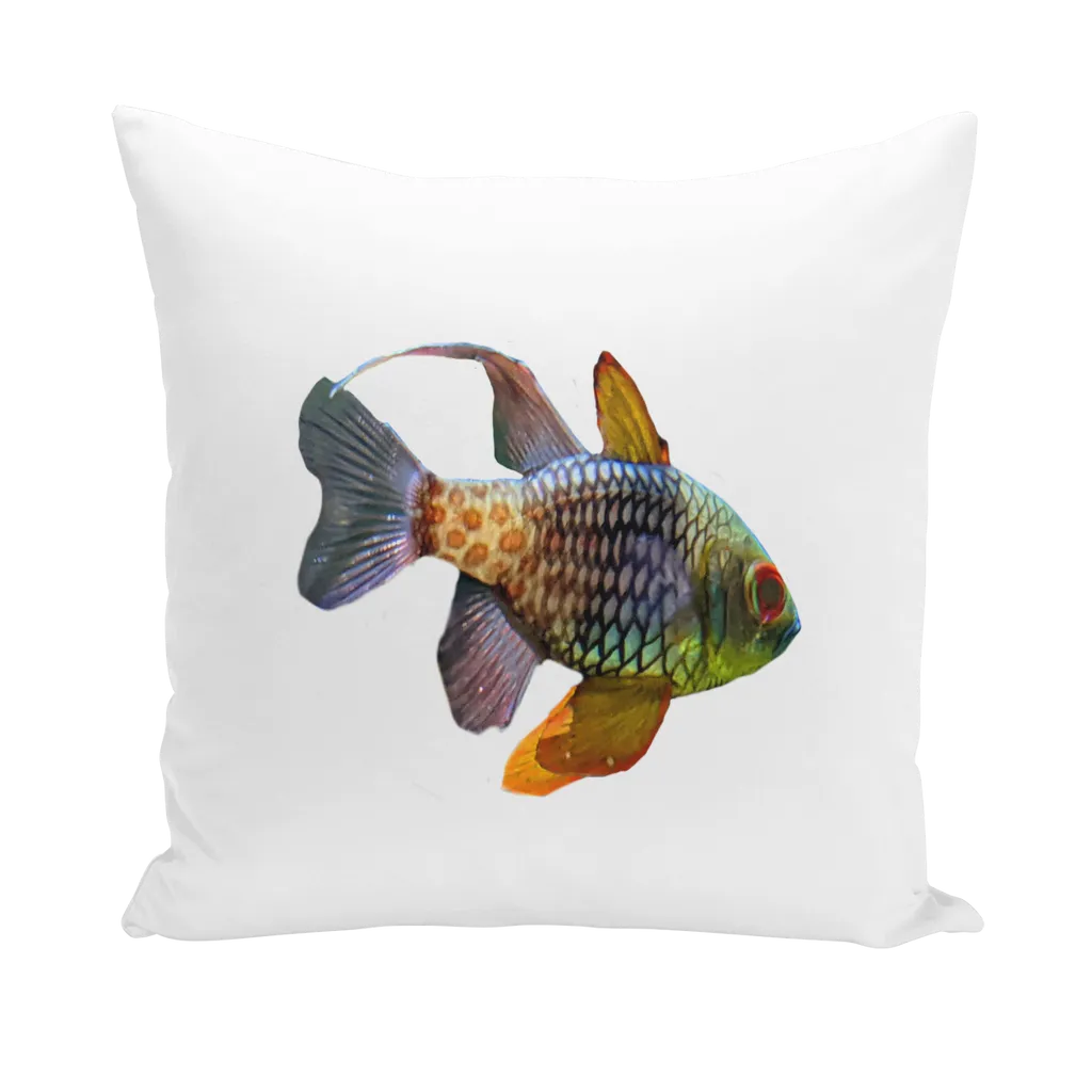 Colored Fish Throw Pillows