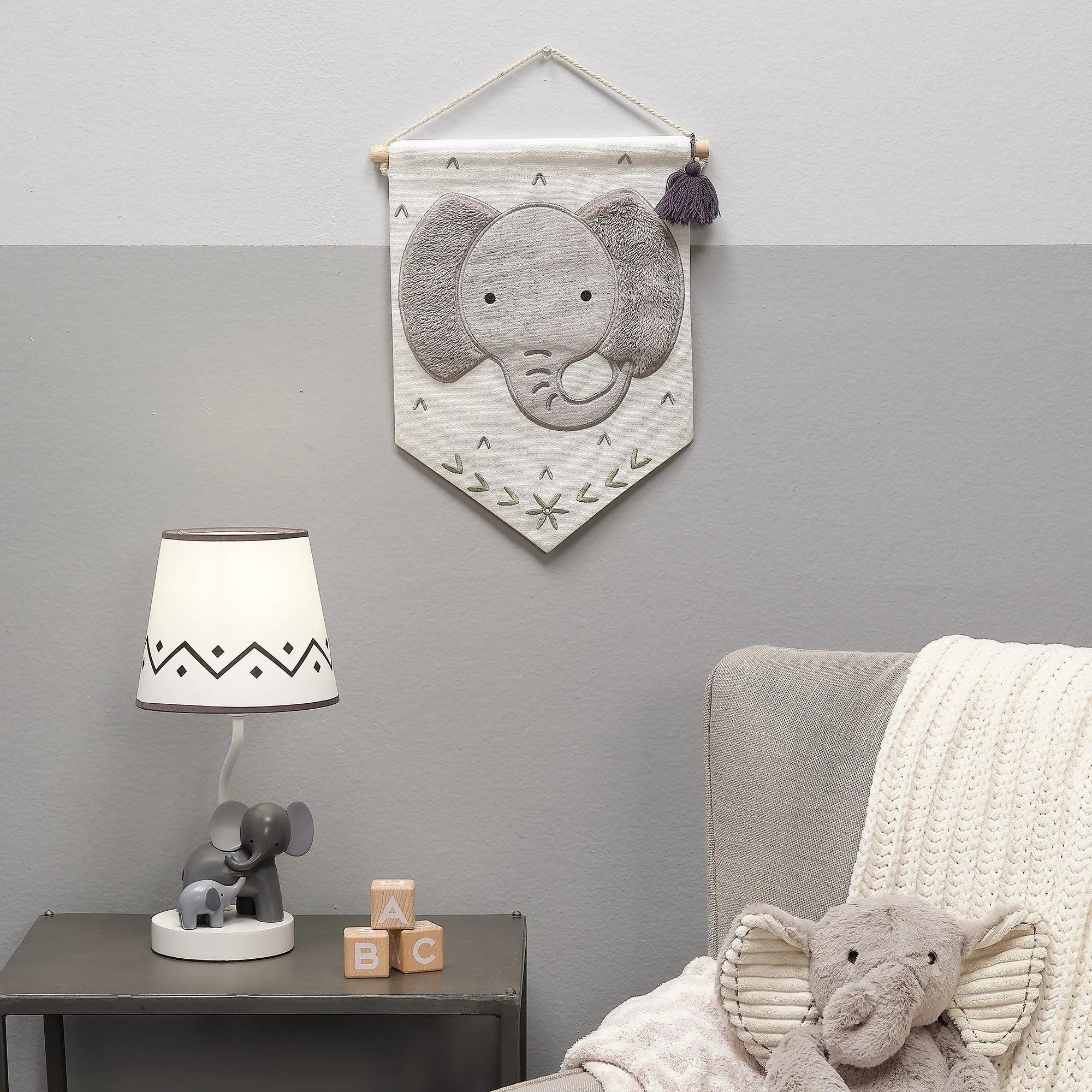 Elephant Canvas Banner Wall Art