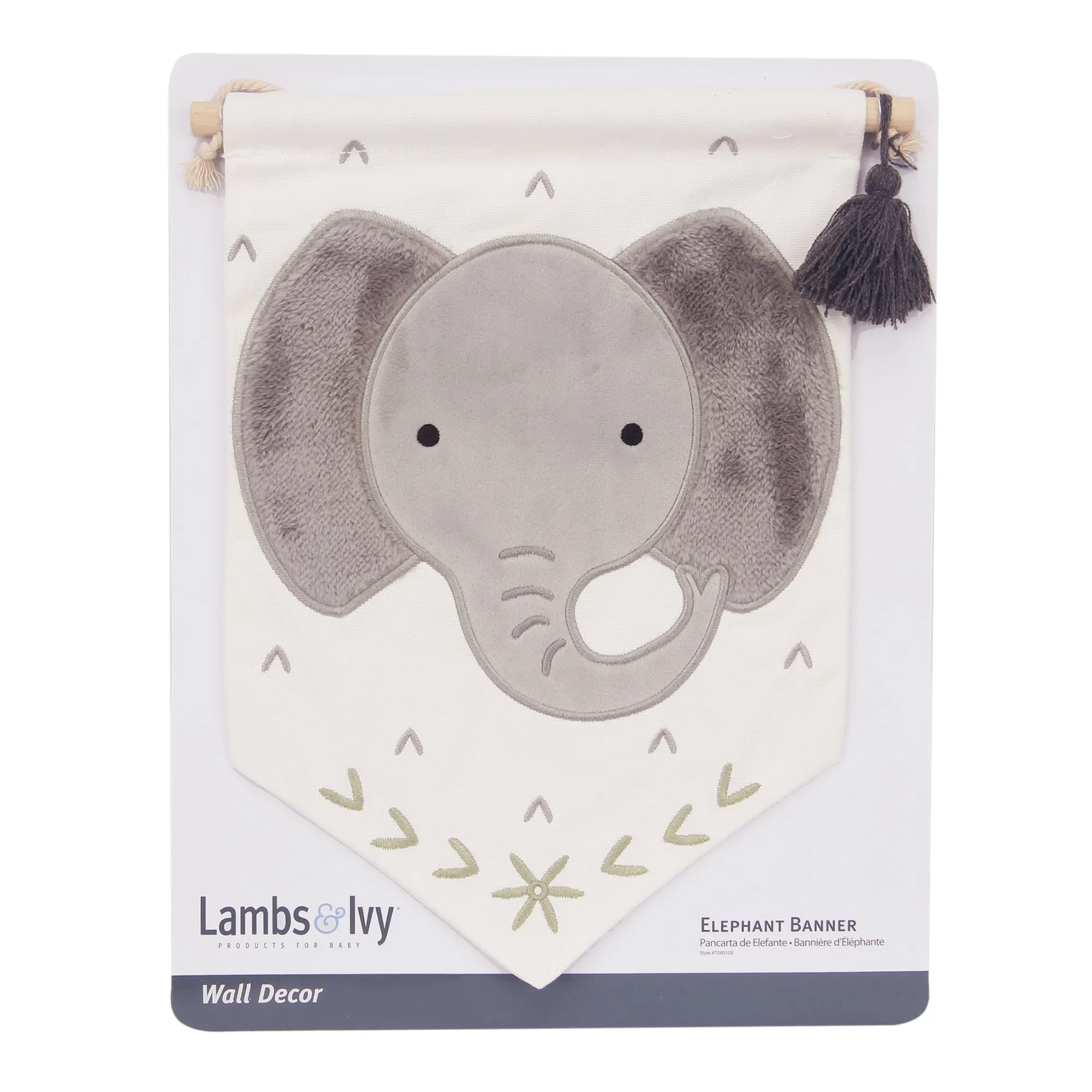 Elephant Canvas Banner Wall Art