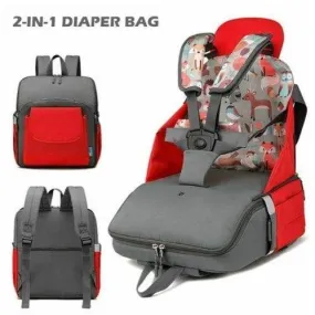 Foldable Baby Diaper Bag Dining Seat