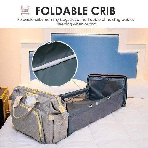 Foldable Changing Bed Baby Diaper Bag