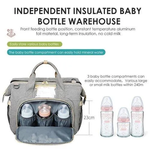 Foldable Changing Bed Baby Diaper Bag