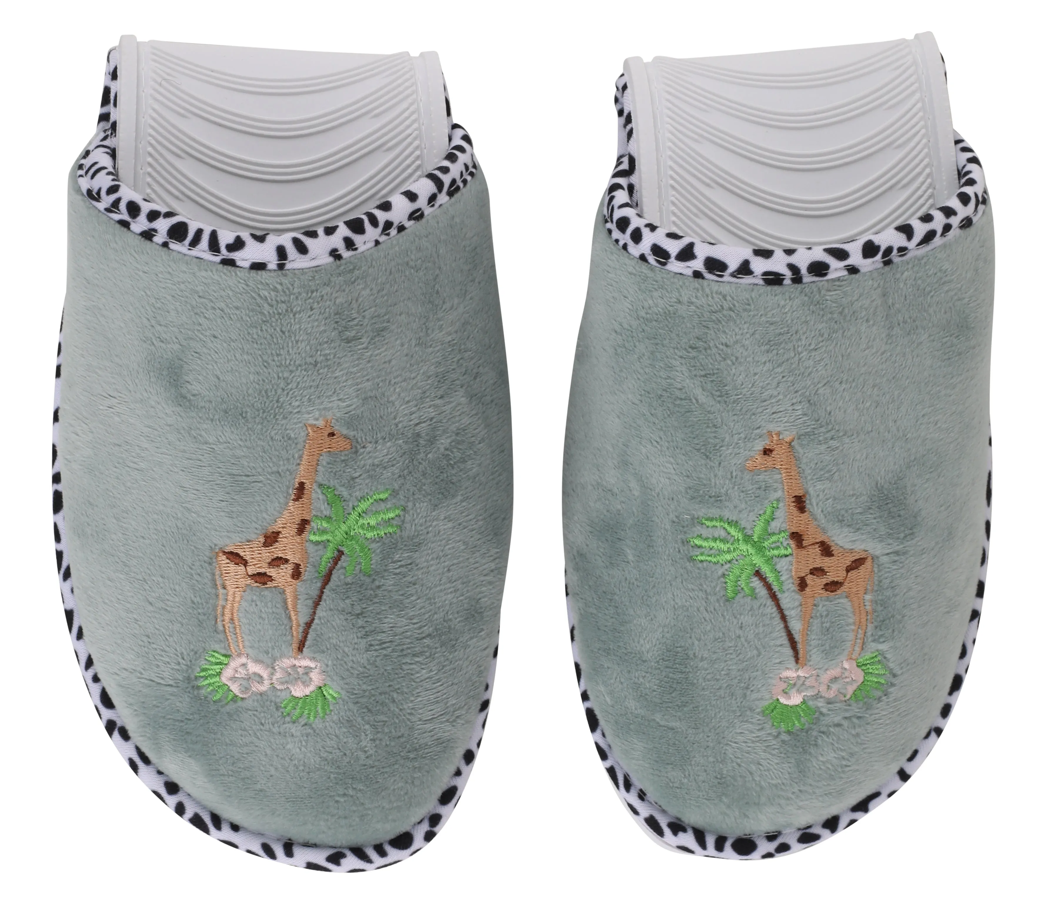 Foldable Travel Slippers Giraffe