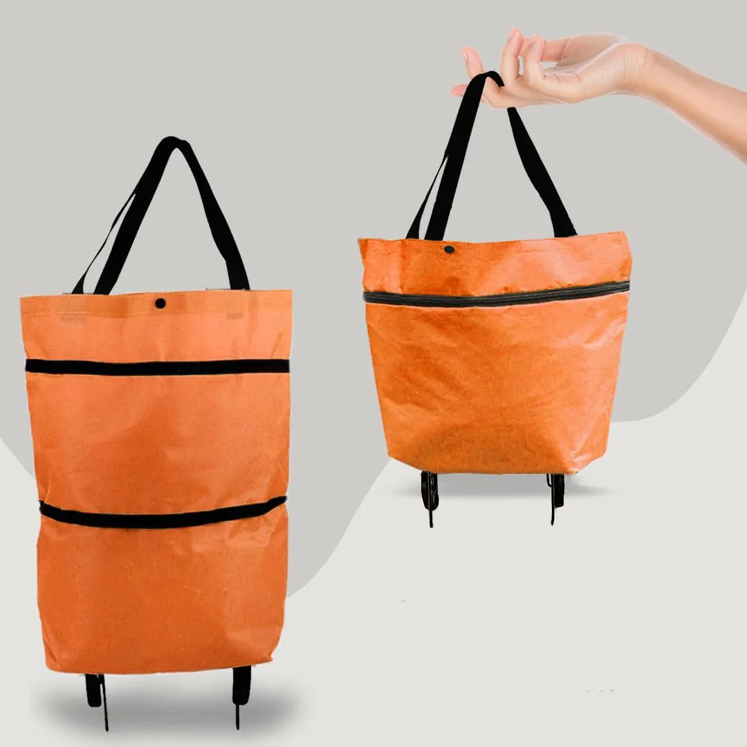 Folding Shopping Cart With Wheels