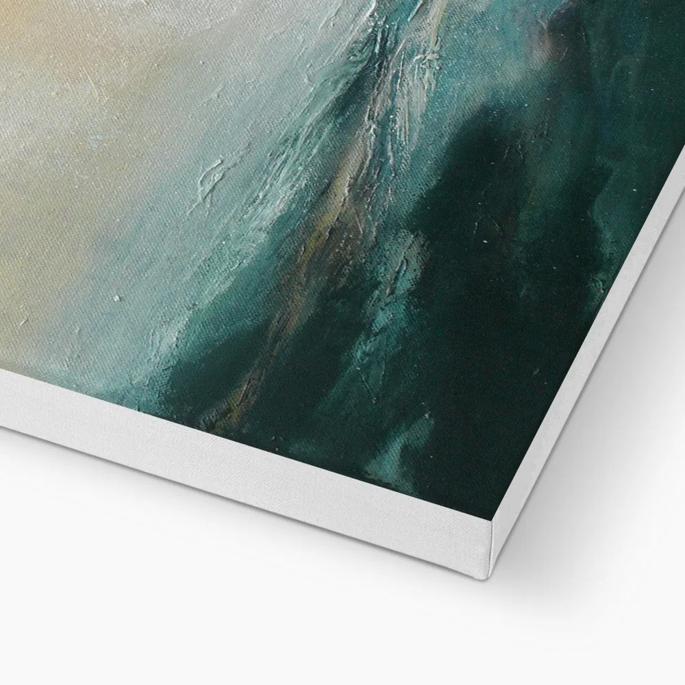'Freeing the timid lover' Canvas