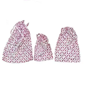 Fridge Vegetable Bag Set - upcycled from used clothing by ECOHUT design 3