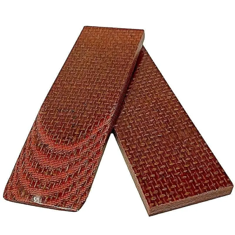 INFERNO Burlap / Canvas Micarta- 1/4" x 1.5" x 5" Scales