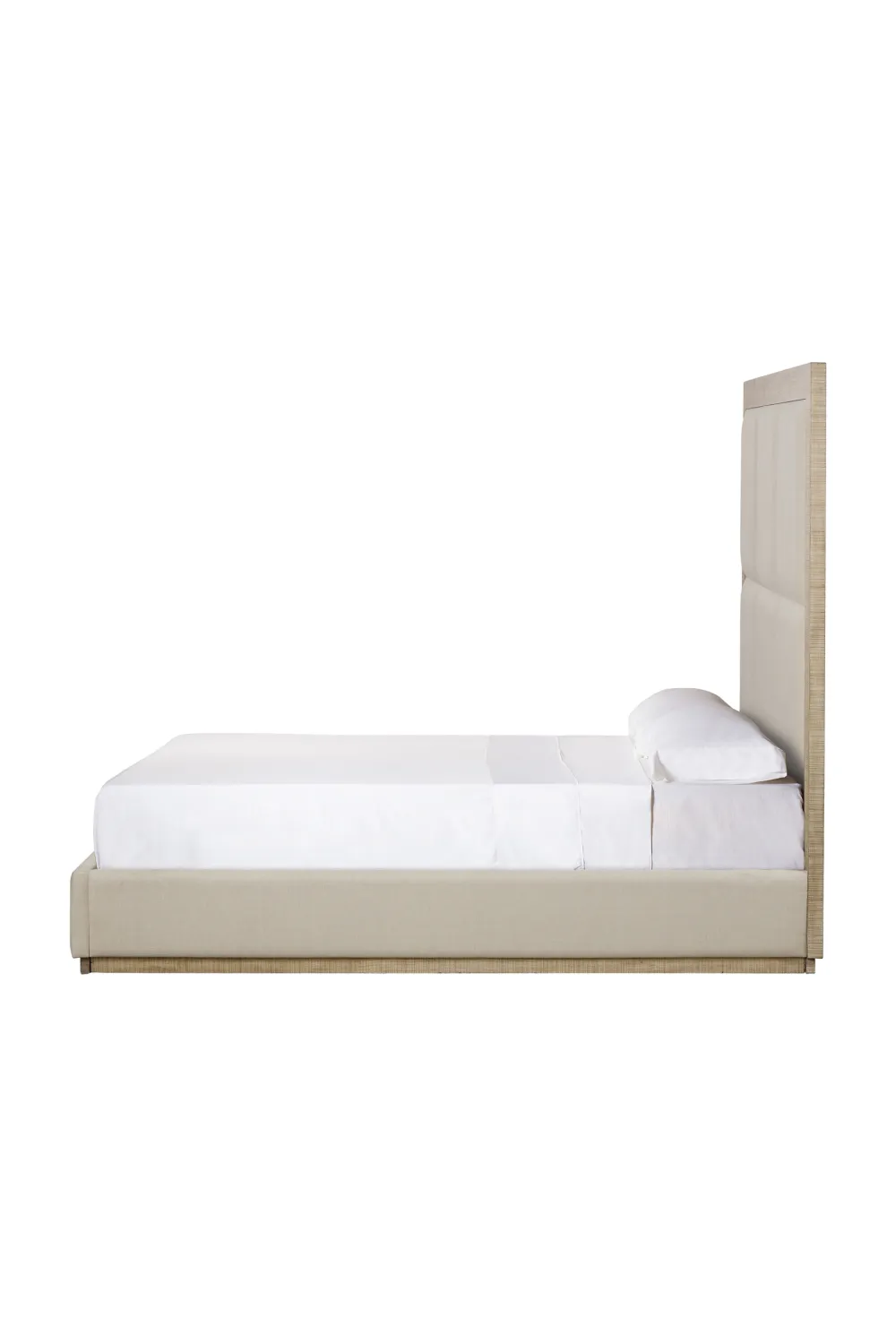 Ivory Textured Ash Queen Bed | Andrew Martin Raffles