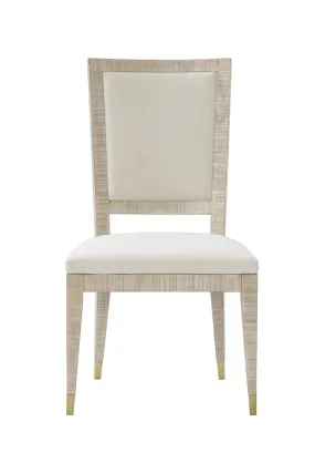 Ivory Upholstered Dining Chair | Andrew Martin Raffles