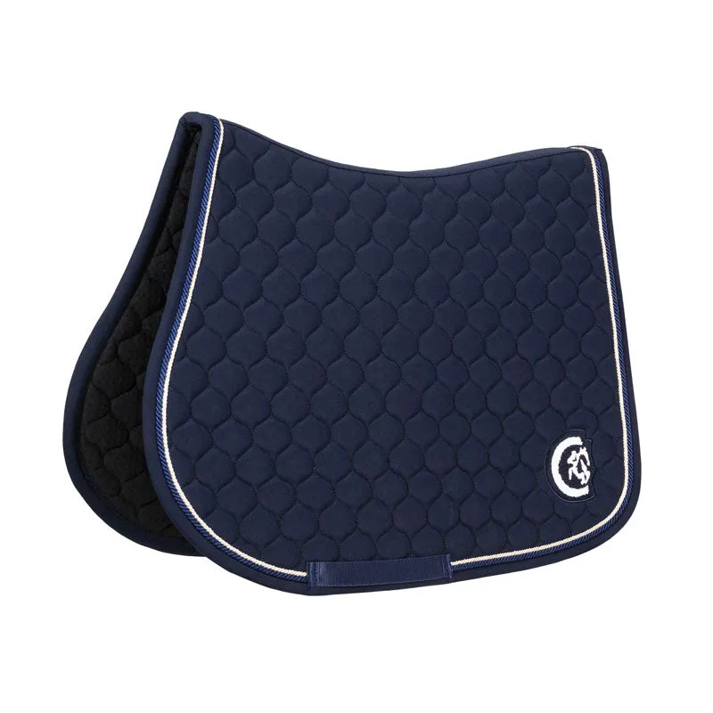Kentucky Horsewear Saddle Pad Onion Quilt 3D Logo Showjump Navy