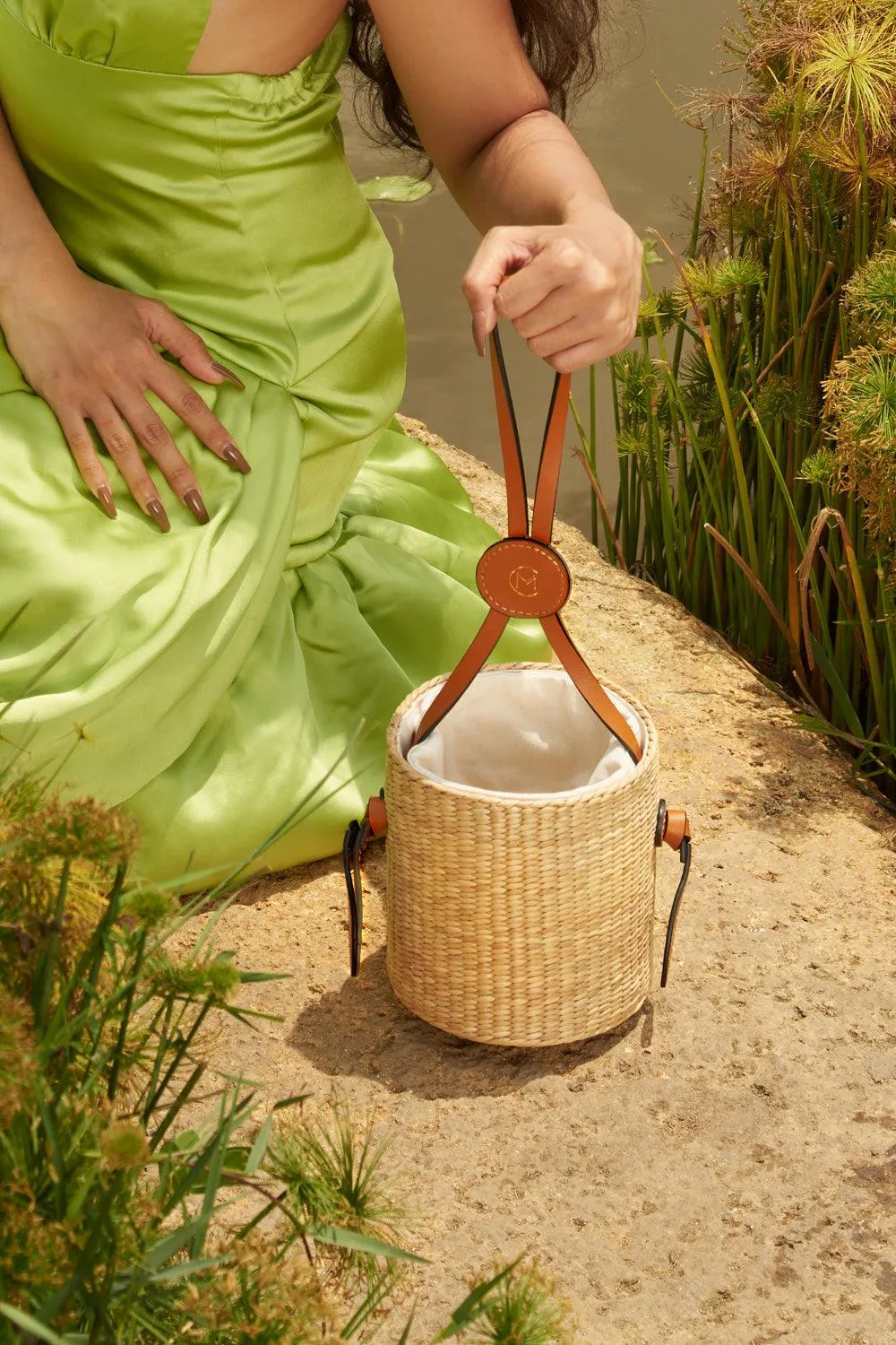 Lily Water Hyacinth Fiber Bag