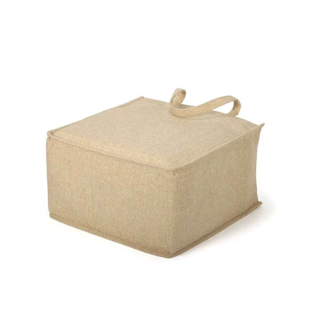 Linen Tote Bag Natural - 30 x 30 x 19 cm