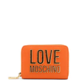 Luxury Polyurethane Wallet with Zip Fastening and Multiple Compartments