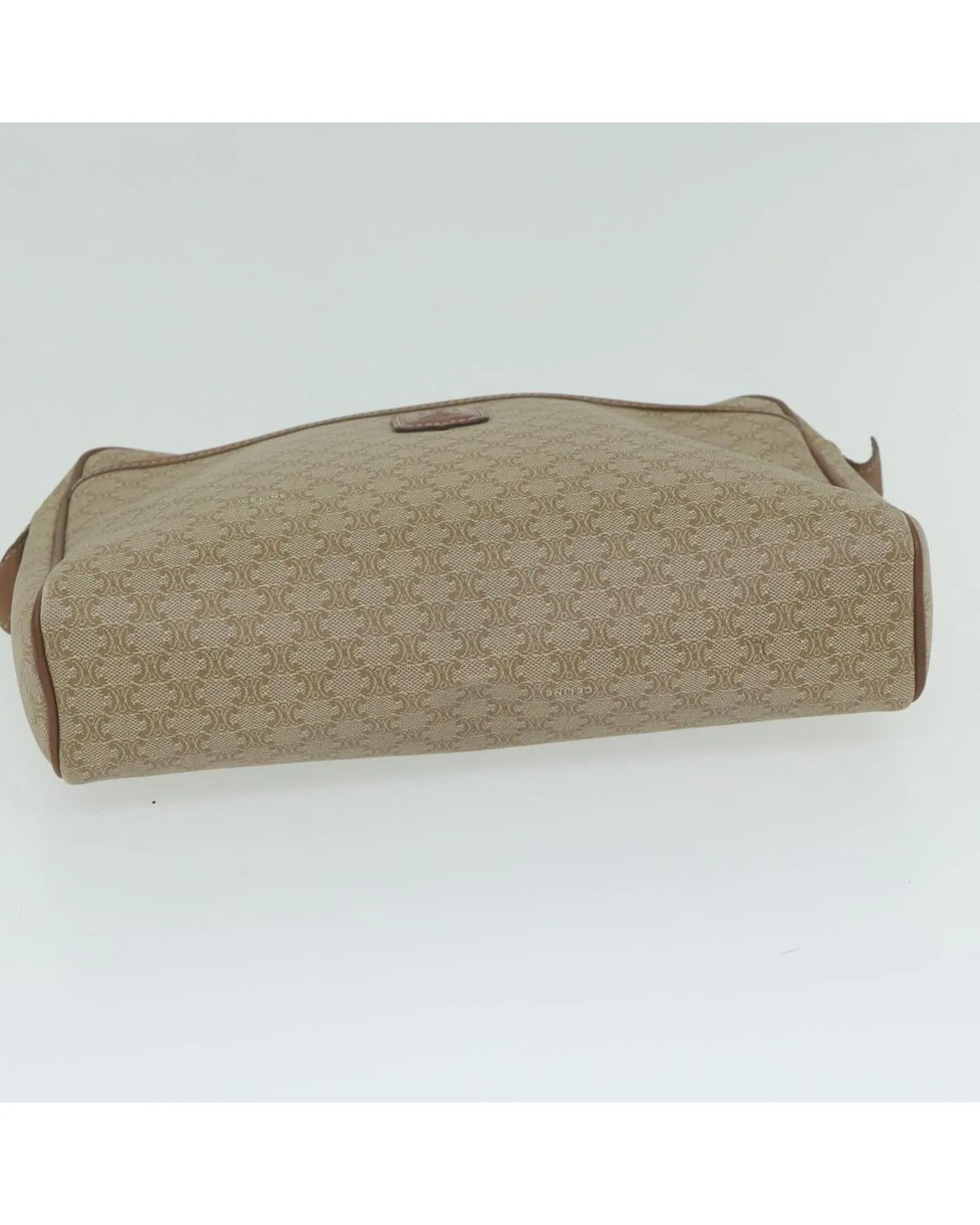 Macadam Canvas Beige Clutch Bag Made in Italy - Rank C (ar11023)