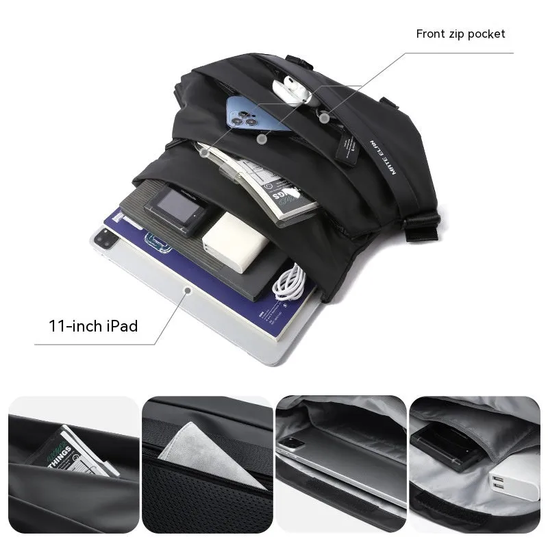 Men's Casual Mechanical Style Crossbody Bag