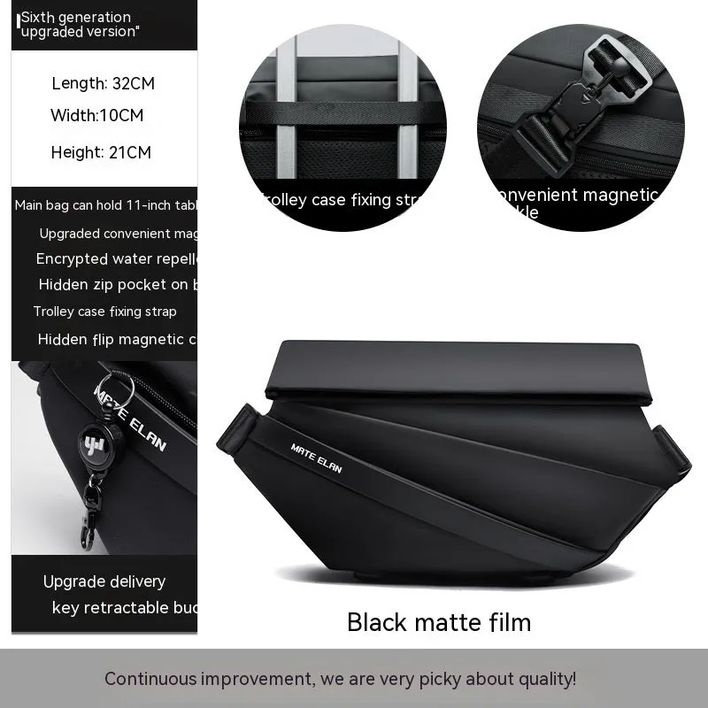Men's Casual Mechanical Style Crossbody Bag