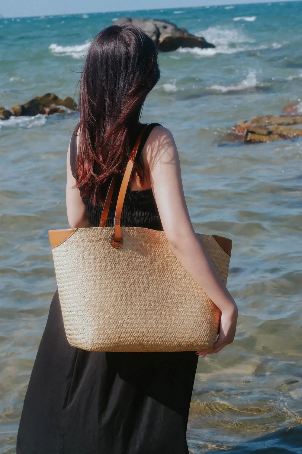 Émile Zipper Lepironia Grass Fiber Bag
