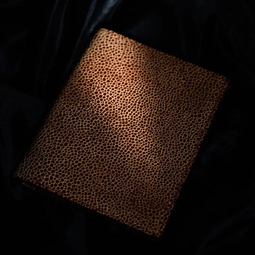 Minimalist real leather wallet with ID Card Holder