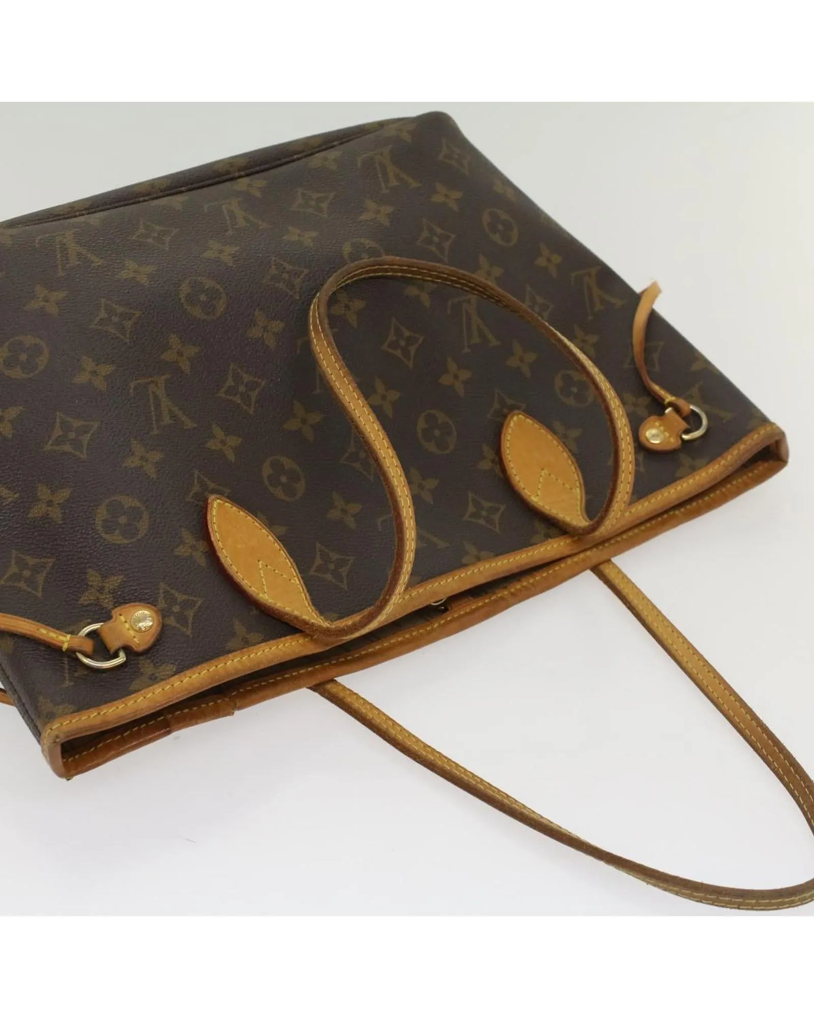 Monogram Tote Bag with Handle Drop