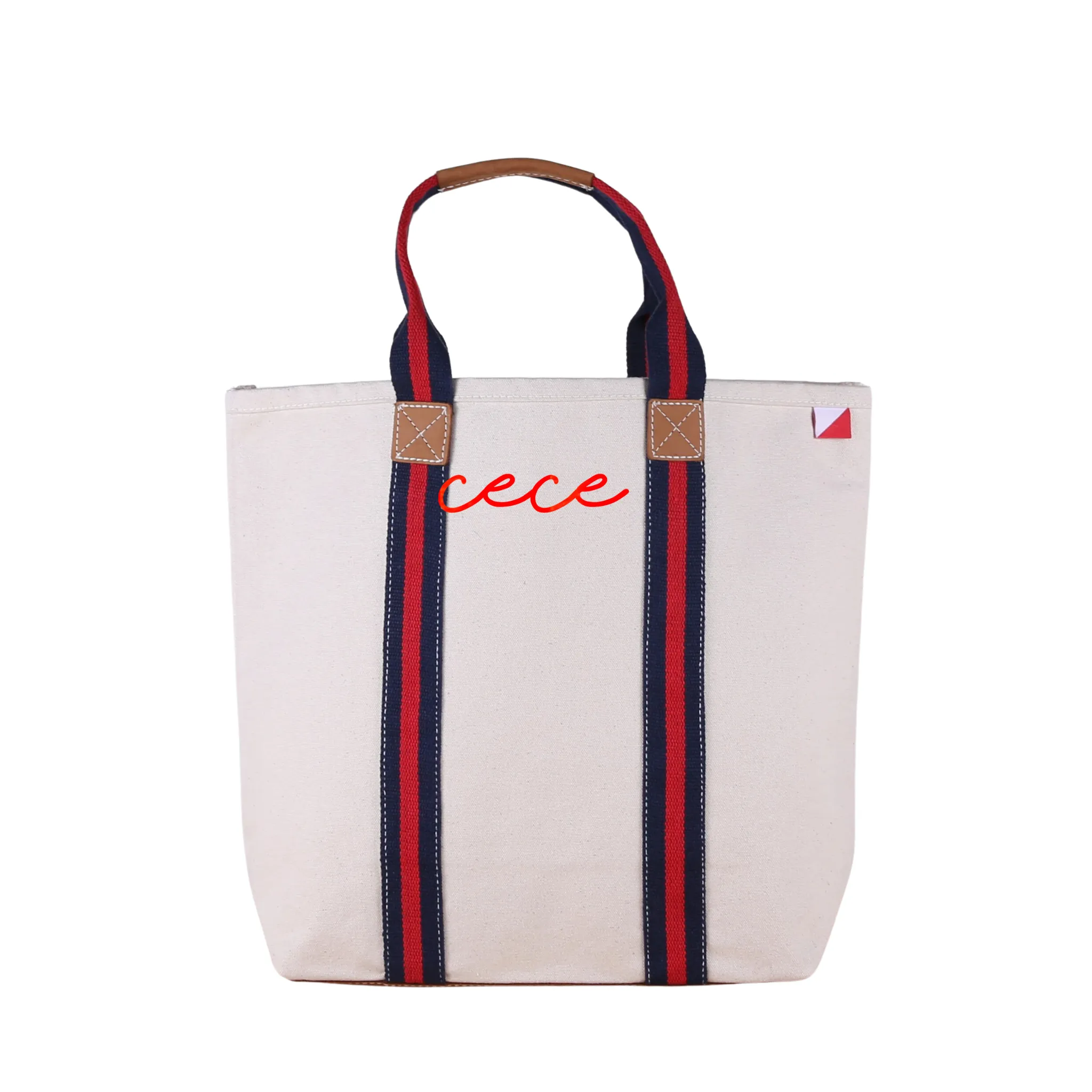 Monogrammed Society Tote Bag