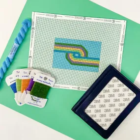 Multi Colored Lines Passport Cover Canvas or Kit