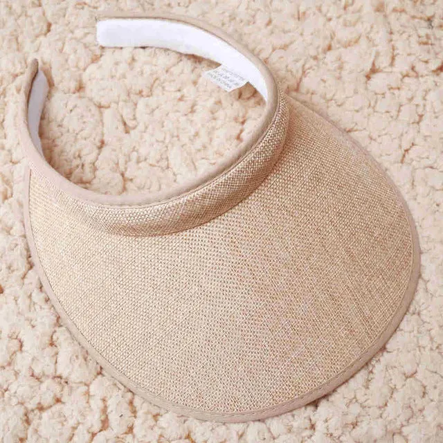 Plain Fashion Visor Cap