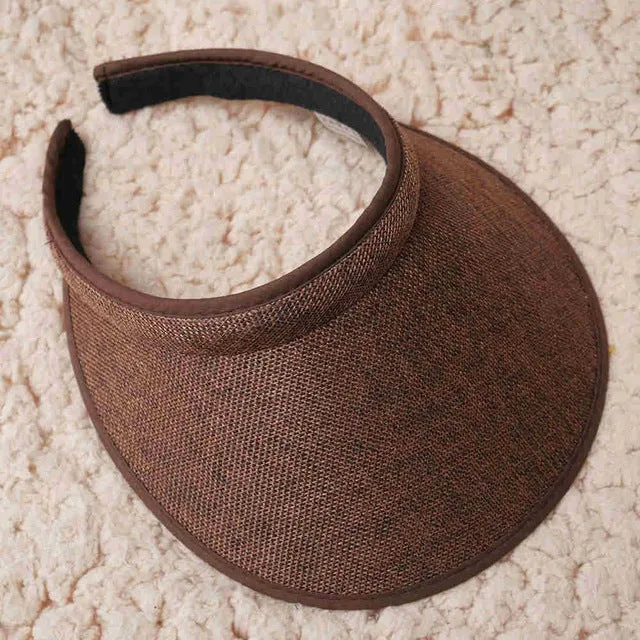 Plain Fashion Visor Cap