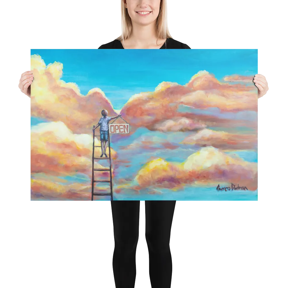 "Open Heavens" - Prophetic Art Print