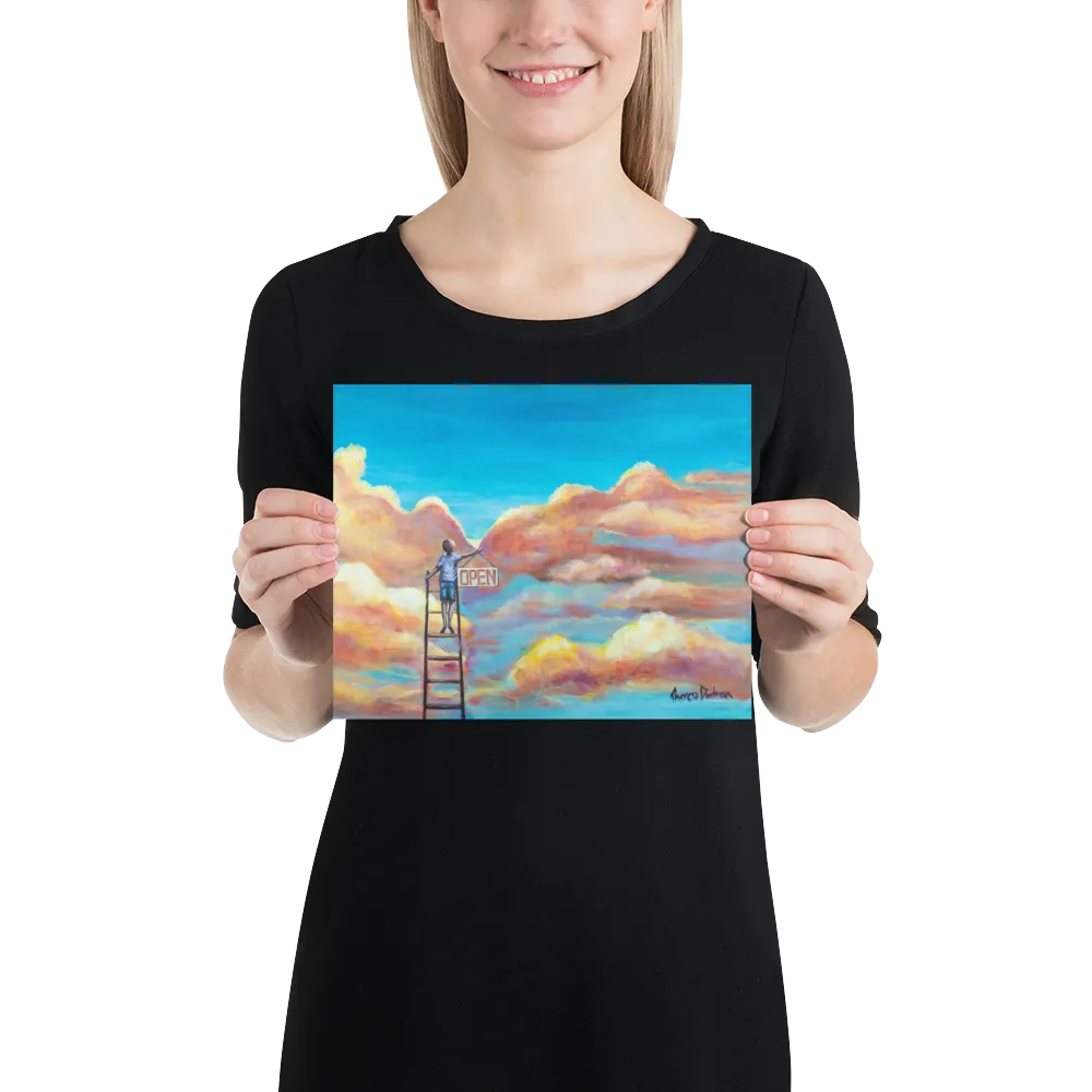 "Open Heavens" - Prophetic Art Print