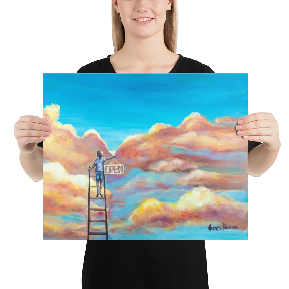 "Open Heavens" - Prophetic Art Print