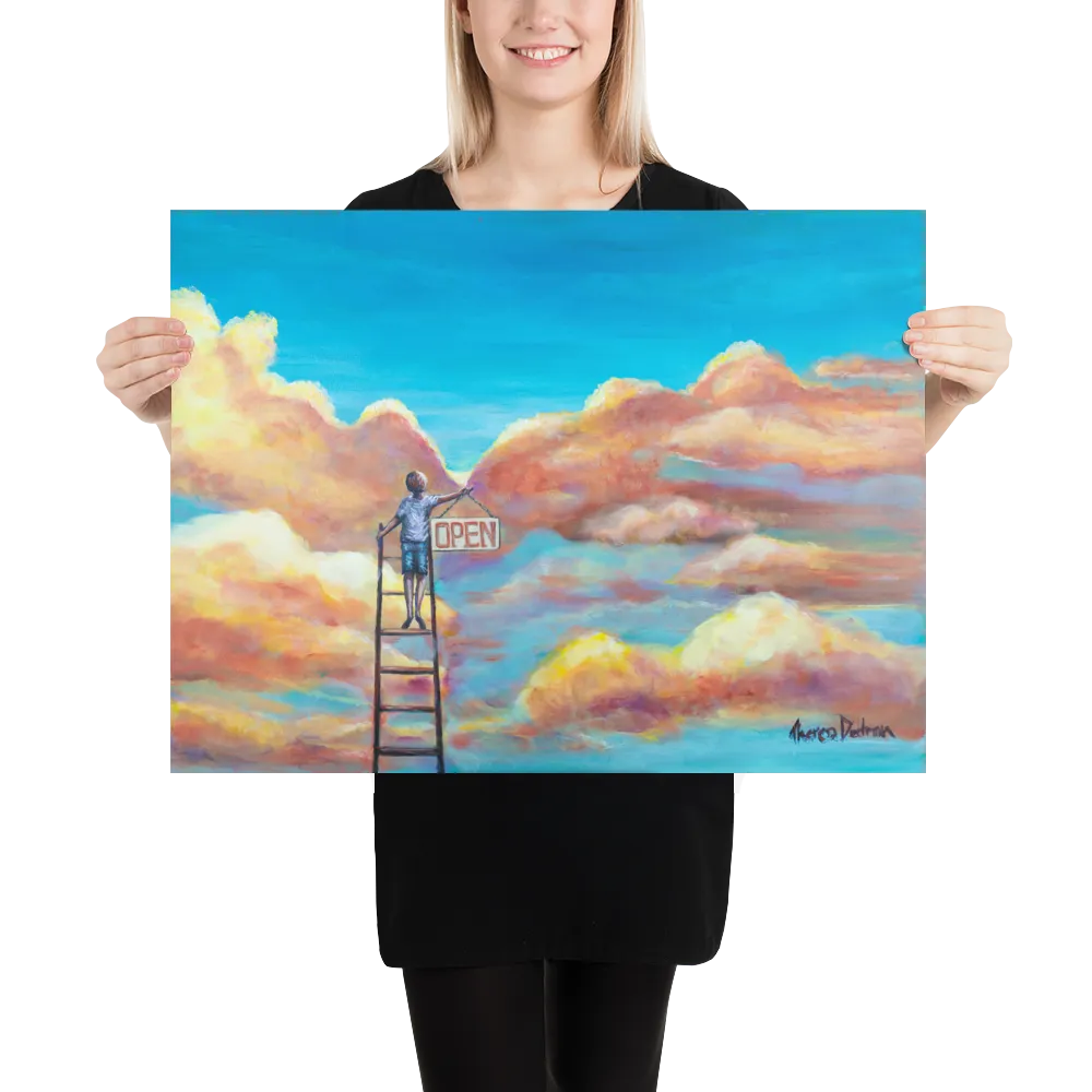 "Open Heavens" - Prophetic Art Print