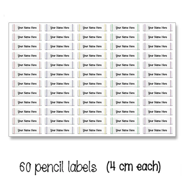 ""Harry Potter" school labels packs