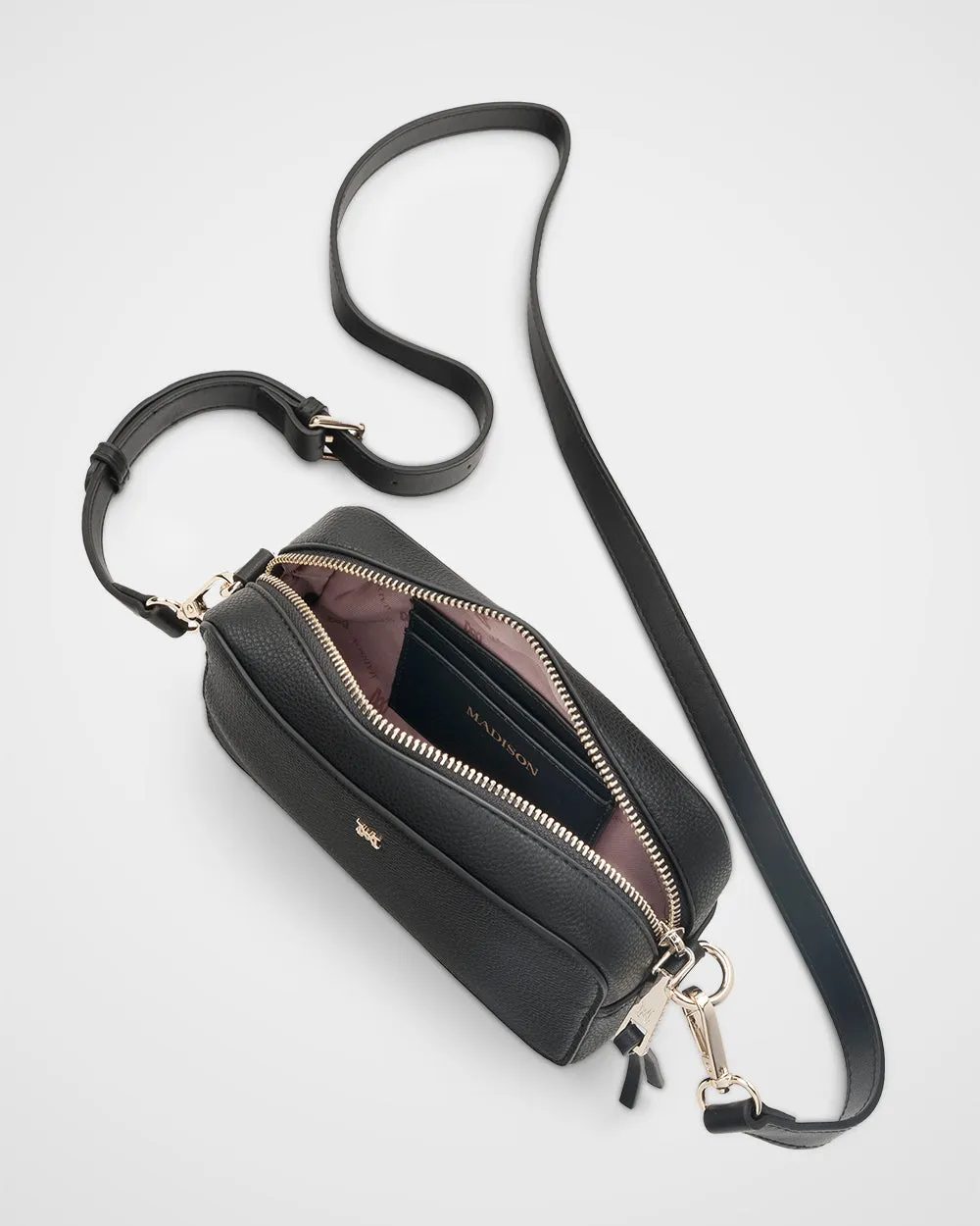 Rima Boxy Small Camera Bag with Monogram Strap
