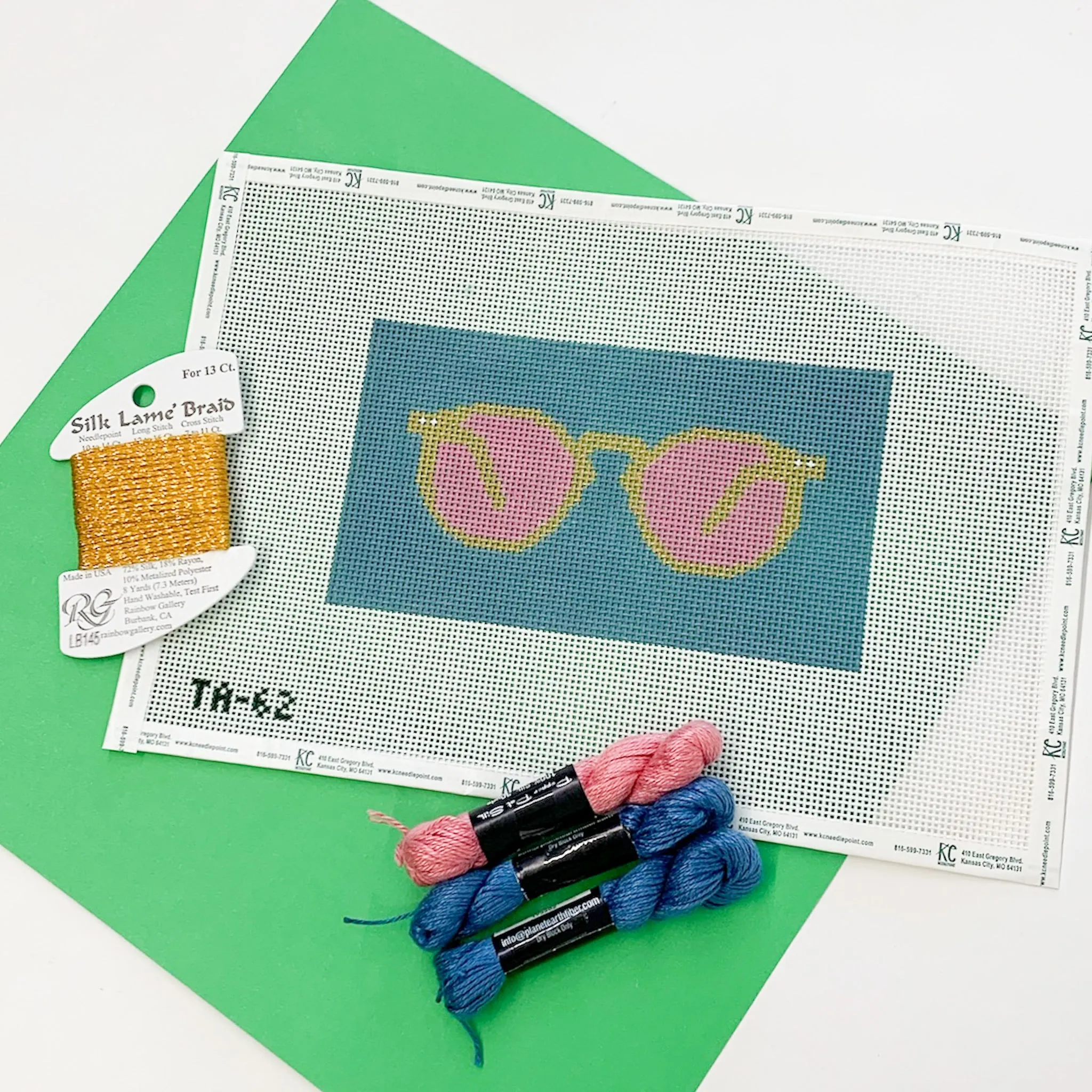 Rosé Colored Glasses Kit