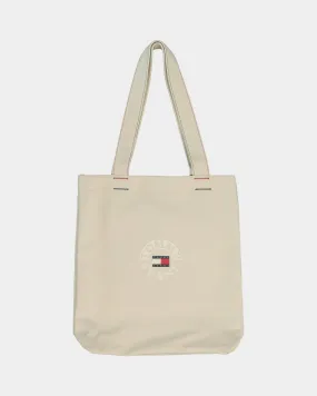 Tommy Jeans Logo Canvas Bag Natural