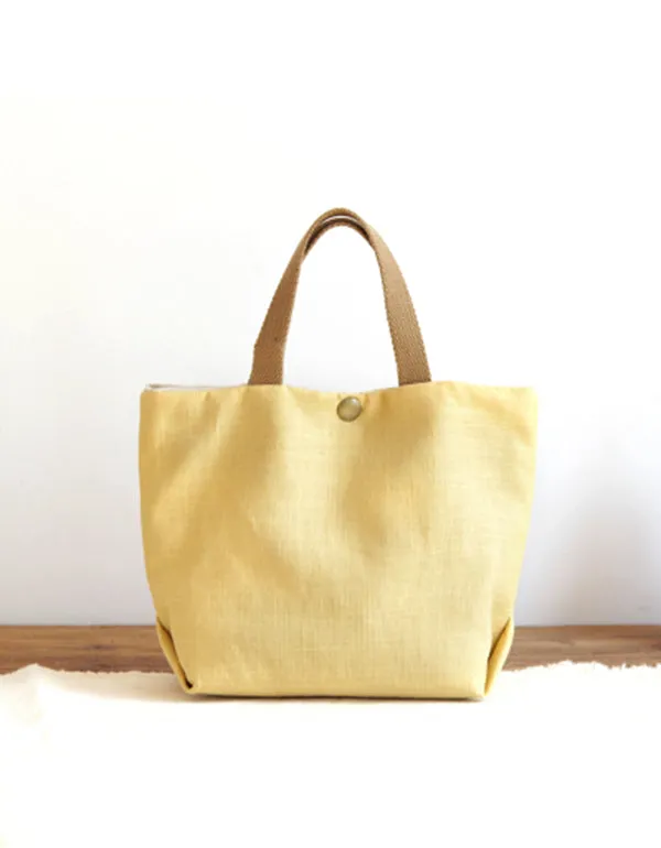 Vintage Floral Mini Canvas Bag