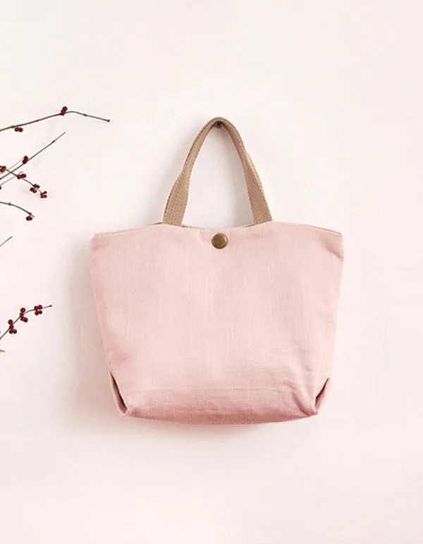 Vintage Floral Mini Canvas Bag