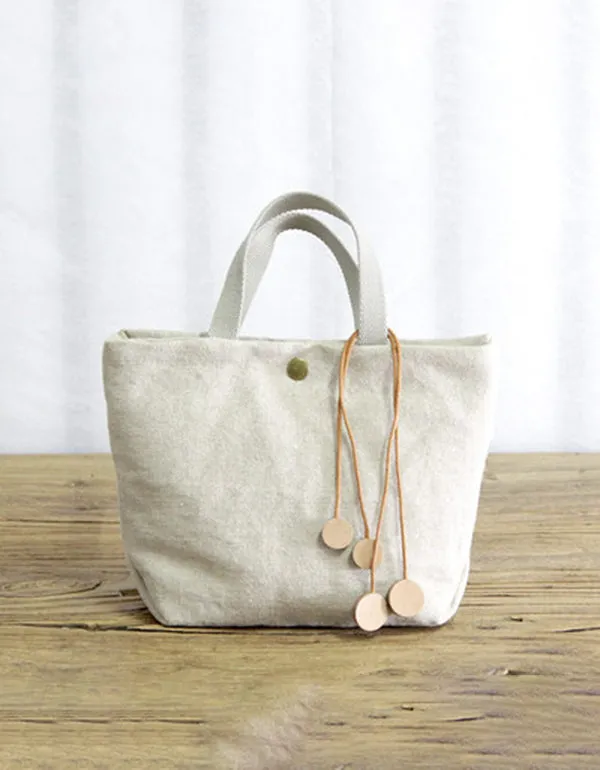 Vintage Floral Mini Canvas Bag