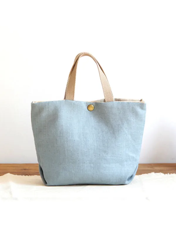 Vintage Floral Mini Canvas Bag
